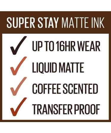 Maybelline SuperStay Matte Ink Liquid Lipstick - Coffee Edition, Mocha Inventor 0.17oz - Buy Online on GoSupps.com