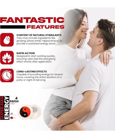 Buy Super-Man Energy Patch (Pack of 10) | Boost Energy & Enhance Focus | Fast International Shipping - Buy Online on GoSupps.com