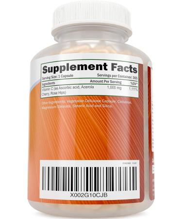 Magnesium Glycinate 400mg + Vitamin C 1000mg Bundle - Vegan - 270 Tablets & 365 Capsules - Buy Online on GoSupps.com