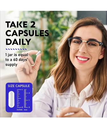 Mag Glycinate 500mg - High Absorption USA Made Supplement for Stress Relief & Sleep - 120 Capsules - Buy Online on GoSupps.com