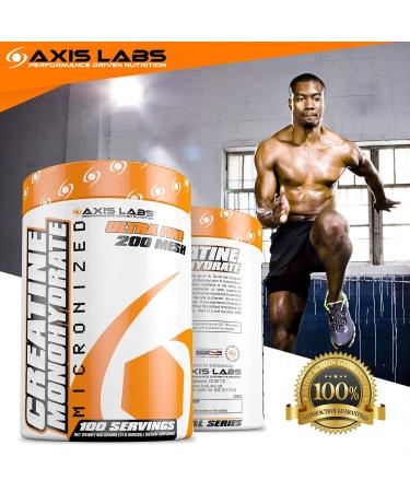 Shop Axis Labs Micronized Creatine Monohydrate - 100 Servings Boost Strength & Muscle Growth Mineral Supplement for Enhanced Size - Buy Online on GoSupps.com