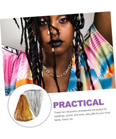 minkissy 10 Sets Dreadlocks Hair Rope Hair Clips for Braids Hair Ties for Girls Hair Ties for Women Braided Hair Clip Dreadlock Hair Products Miss Plastic Hair Strands Braiding Rope - Buy Online on GoSupps.com