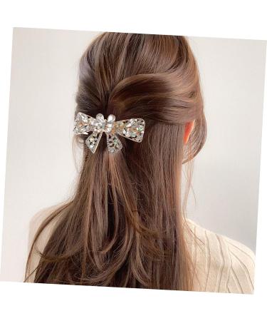minkissy Clips Hair Jewelry Girls Hair Accessories Women Hairpin Hair Barrettes for Women Fine Hair Large Hair Clip for Women Hair Clasp Large Hairpin White Top Clip Metal Alloy Women's - Buy Online on GoSupps.com