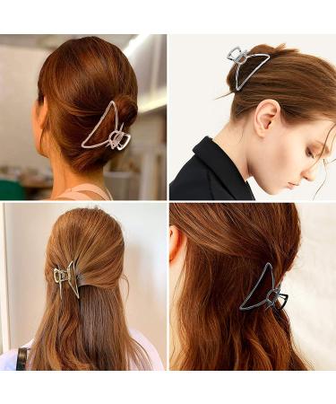 Fuystiulyo 5 Pcs Large Metal Hair Claw Clips - Hair Catch Barrette for Thick Hair - Women's Hair Accessories - Buy Online on GoSupps.com