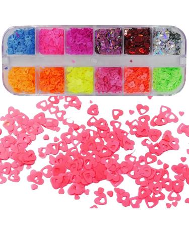 4 Boxes Heart Nail Glitter Sequins - Holographic Butterfly Star Chunky Flakes for Nails Art, Resin, Crafts & Makeup - Buy Online on GoSupps.com