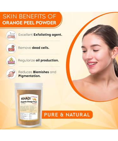 Khadi Orange Peel Powder 100 Gms - Buy Online on GoSupps.com