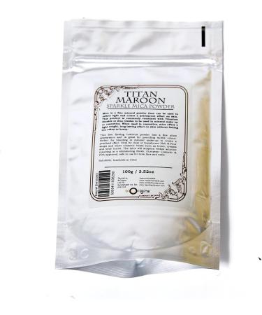 Titan Maroon Sparkle Mica Powder - 100g | High-Quality Cosmetic & Craft Pigment for International Shipping - Buy Online on GoSupps.com