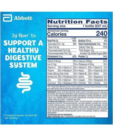 PediaSure Grow & Gain Kids Protein Shake 3g Fiber Immune Support DHA Omega-3 Non-GMO Chocolate & Vanilla 8 Fl Oz (Pack of 24) - Buy Online on GoSupps.com