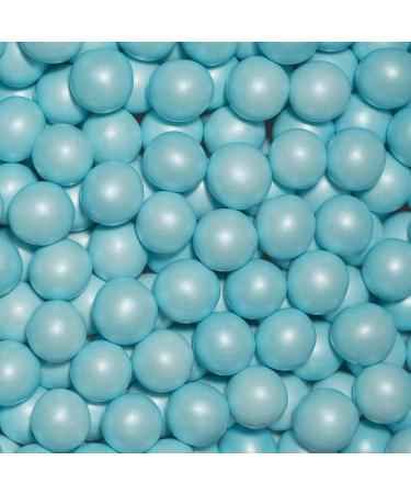 EinsSein 0.35 kg Crispy chocolate dragees beads wedding large light blue pearl sweets baptism communion almonds feast and receive party celebration color cheap bomb tag see my case containing - Buy Online on GoSupps.com