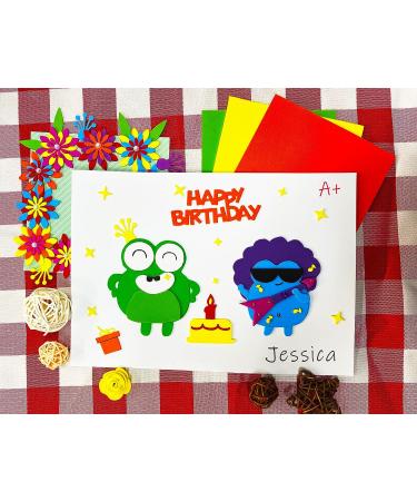 96pcs Foam Sheet Crafts 8.5x5.5 in - 12 Assorted Colors Eva Foam Paper for Kids DIY Crafts - Multicolor 8.5x5.5 In - Buy Online on GoSupps.com