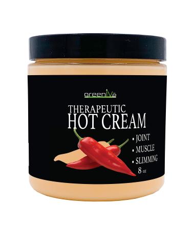 GreenIVe - Hot Cream - Anti Cellulite Cream - Hot & Cold Sensation - Exclusively on Amazon (8 Ounce Jar) 8 Ounce (Pack of 1)