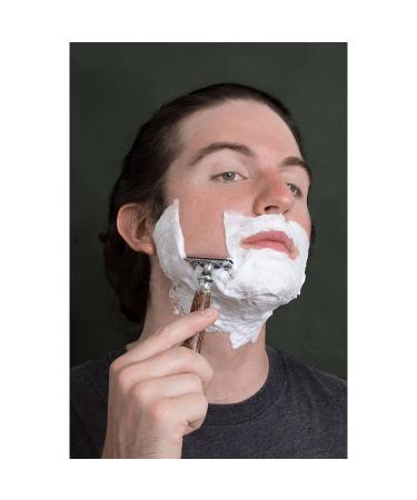 Wowe Double Edge Safety Razor with Bamboo Handle - 1 Razor & 5 Blades for Eco-Friendly Shaving - Buy Online on GoSupps.com