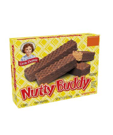 Little Debbie Nutty Buddy Wafer Bars - Crunchy Peanut Butter Layered Wafers Covered in Fudge (8 Boxes) - Buy Online on GoSupps.com