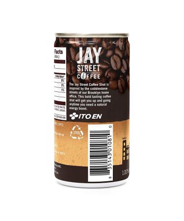 Jay Street Coffee Shot, Unsweetened Black, Pack of 20 - 6.4oz - Buy Online on GoSupps.com