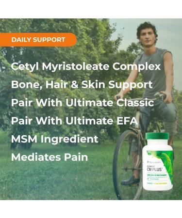 Youngevity Ultimate CM Plus - Patented Bone Health Supplement MSM & Cetyl Myristoleate - Muscle and Bone Health Complex - (90 Capsules) - Buy Online on GoSupps.com