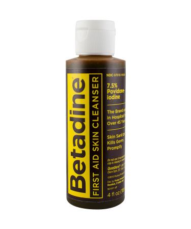 Betadine Skin Cleanser 4 Ounces Antiseptic Hand Wash