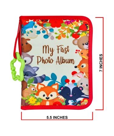 ToddleBee Baby Photo Album - My First Year Baby Photo Book with Woodland Animals - Buy Online on GoSupps.com