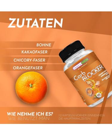 Healthy Fusion Fat & Carb Blockers | Slimming Formula with Sugarlock | Cocoa Seeds & Orange Pulp | Suitable for All Diets | 60 Capsules - Buy Online on GoSupps.com