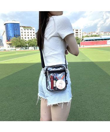 Stadium Approved Clear Crossbody Bag- Perfect for Concerts and Sports Events - Buy Online on GoSupps.com