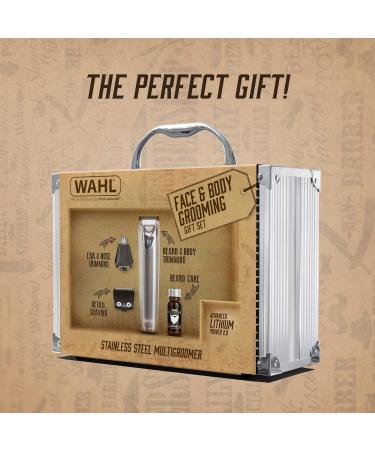 Wahl Stainless Steel Face and Body Grooming Gift Set Beard Trimmers Men Beard Trimming Kit Men's Stubble Trimmers Body Trimmers Ear and Nose Trimming Male Grooming Set Stainless Steel Face and Body Grooming Gift Set Single - Buy Online on GoSupps.com