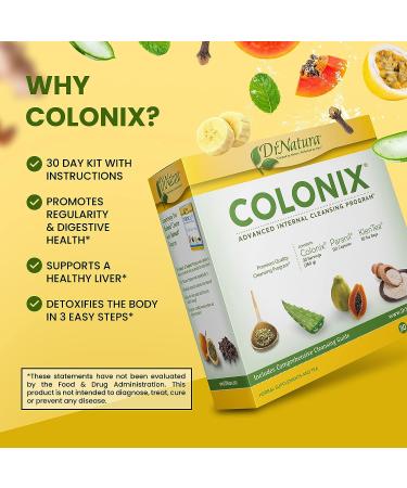 DrNatura Colonix Kit - 30 Day Cleanse & Detox Program for Digestive Health - Buy Online on GoSupps.com