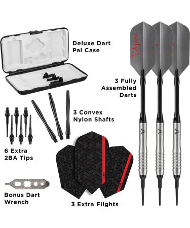 Viper V-Factor 90% Tungsten Soft Tip Darts - 20g with Case - Buy Online on GoSupps.com