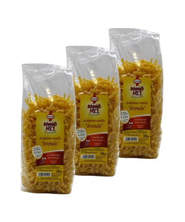 Schmid's Schmids No1 3 x strap noodles narrow 4 mm 500 g excellent in taste and savory in beetroot