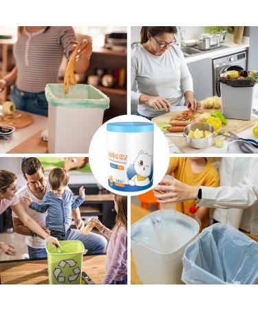 Besreey Kitchen Trash Bags Portable Garbage Bags with Drawstring - Thickened Automatic Closing Household Waste Organizing Pouch for Toilet Bathroom - Buy Online on GoSupps.com