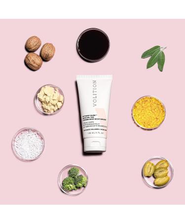 Volition Beauty Getaway Glow Gradual Tan Firming Body Moisturizer - Vegan Squalane & Collagen Cream (4oz) - Buy Online on GoSupps.com