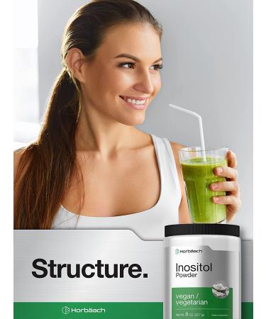 Inositol Powder 8 oz - Vegan, Vegetarian, Non-GMO, Gluten Free Supplement - Buy Online on GoSupps.com