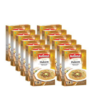 National Foods Haleem Recipe Mix 1.51 oz (43g) | Traditional Curry Spice Powder | Essential South Asian Dish | Lentil & Meat Stew Seasoning Food | Box Pack | Pack of 12 Haleem 43g (Pack of 12)