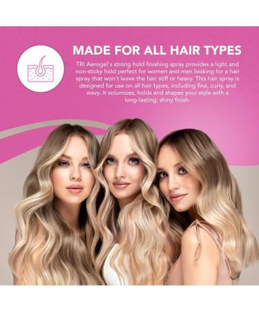 TRI Design Haircare Bundle: Aerogel Volumizing & Flexible Hold Hairspray + Covert Control Fast-Drying & Humidity-Resistant Hairspray For All Hair Types Lightweight & Non-Sticky Finish - Buy Online on GoSupps.com