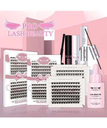 168 Pcs Colored Lash Clusters - DIY Eyelash Extensions - Natural+Volume Mix - Buy Online on GoSupps.com