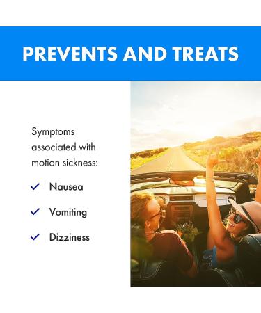 Bonine MAX Chewable Meclizine HCL 50mg for Motion Sickness Relief - Max Strength Formula, 16 Tablets, Peppermint - Cruise Essentials - Buy Online on GoSupps.com