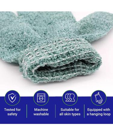 Exfoliating Shower Gloves - 10 Pairs for Beauty Spa, Skin Massage, Dead Skin Cells Remover - Body Scrub Gloves in 5 Colors - Buy Online on GoSupps.com