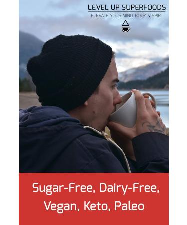 Keto Coffee Creamer - Sugar Free | Vegan and Paleo Friendly | Dairy Free | Free of Sweeteners - healthier alternative to cream sugar and typical coffee creamers. LevelUp SuperFoods - Cinnamon - Buy Online on GoSupps.com