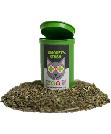 Organic Catnip for Cats - Smokey's Stash OG Puss Potent Catnip (1 Pack) - Buy Online on GoSupps.com