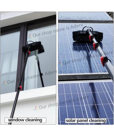 3.6-10.8 M Washing Kit: Water-fed Brush Soap Dispenser Window Cleaning Pole Water Fed Telescopic Brush Window Cleaner Equipment Car Cleaning Brush (6M) - Buy Online on GoSupps.com