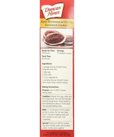 Duncan Hines Chewy Fudge Brownies 18.3oz Family Size - Delicious & Easy to Bake - Buy Online on GoSupps.com
