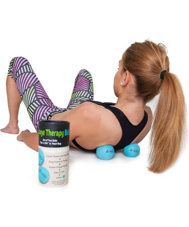 ActiveProZone Therapy Massage Balls Set - Instant Muscle Pain Relief for Myofascial Release & Deep Tissue Pressure - 2 Extra Firm Balls for Trigger Point Treatments - Size 2.75in - Buy Online on GoSupps.com