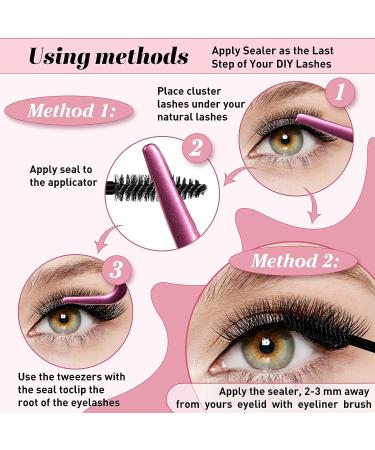 Cluster Lash Sealer - Long Lasting Clear Coat for Eyelash Extensions | Extend Wear Up to 14 Days - 5ml - Buy Online on GoSupps.com