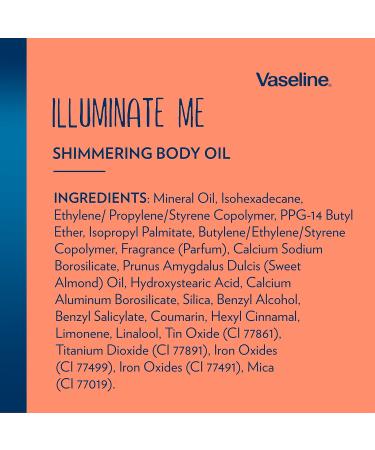 Vaseline Illuminate Me Body Oil - Shimmering Bronzer for Melanin-Rich Skin | Radiant Hydrating Shimmer Oil (3.3 Oz Pack of 2) - International Shipping Available - Buy Online on GoSupps.com