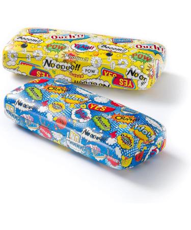 FEFI Comic Yellow Hardcase Glasses Case - Stylish & Durable International Shipping - Buy Online on GoSupps.com