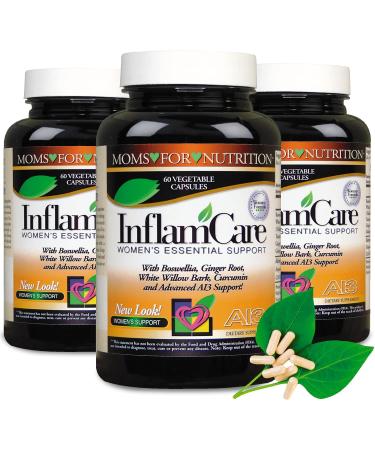 Moms For Nutrition InflamCare 3000MG Essential Synergy Women's Gluten Free - 60 Count - Buy Online on GoSupps.com