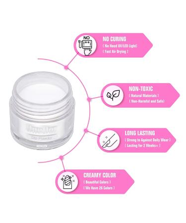 OneDor Clear Nail Dip Dipping Powder Pro Collection System 1 Oz. - Long Lasting and Professional Results - Buy Online on GoSupps.com