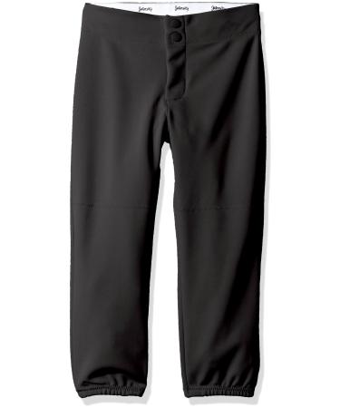 Intensity Girl's Low Rise Double Knit Pant, Youth Version Medium Black