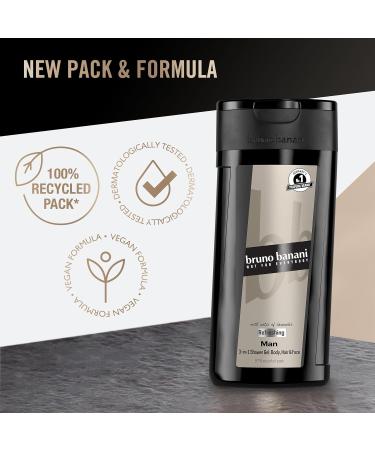 Coty Beauty Germany bruno banani Man 3in1 shower gel for men with classicmasculine AmberFoug re scent 250 ml - Buy Online on GoSupps.com