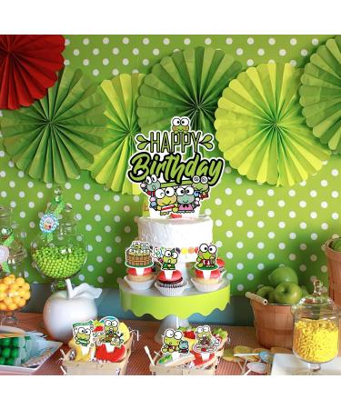 37 PCS Keropi Cupcake Toppers for Frog of Keropi Theme Party Birthday Party Wedding Baby Shower Anniversary Party Cake Dessert Decorations Supplies Picks - Buy Online on GoSupps.com