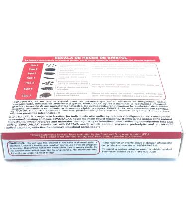EVACUALAX Forte - LAXANTE Vegetal | Natural Constipation Relief - Buy Online on GoSupps.com