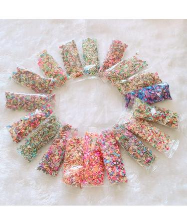 Buy Nail Angel 18 Bags Mixed Polymer Clay Slices - Fruit Cake & Flower Designs for Crafting | Ideal for DIY Projects & Jewelry Making - Buy Online on GoSupps.com